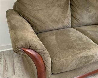 Microsuede love seat