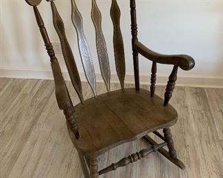Wood rocker