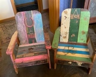 FOLK ART CHAIRS