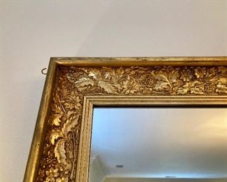 Gilt wood mirror
