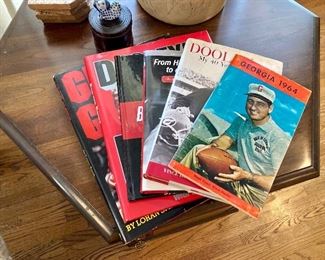Autographed books by Vince Dooley