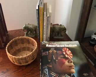 Native American Books - Decor- Art... Signed Basket by Nancy Conseen ‘84