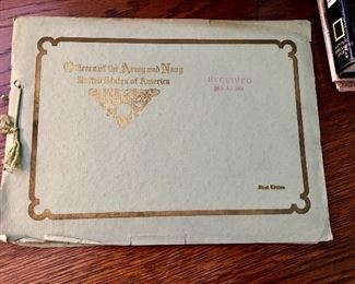 Officers of the Army and Navy - United States of America - First Edition