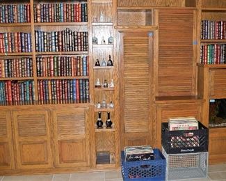 Almost 200 EASTON PRESS Leather Bound Book Collection, Many Signed First Editions!