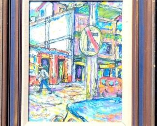 Byron Randall oil painting