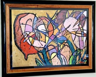 Wonderful large original painting by the Hawaiin artist Hakama