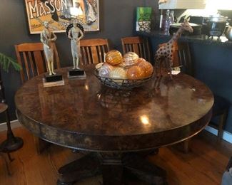 Burl Dining Table