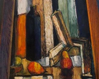 Under a blue Awning that says 50 Peachtree,  building is located on Peachtree Street/Walton Street