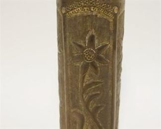 1069	TRENCH ART FOLK ART SHELL, APPROXIMATELY 11 IN HIGH
