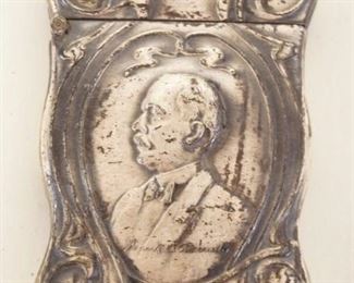 1176	VICTORIAN MATCH SAFE *ORIENTAL CONSISTORY APRIL 19-22 1909*, 2 3/4
