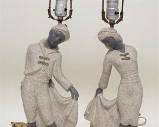 1214	PAIR OF MIDCENTURY MODERN FIGURAL LAMPS, 23 1/2 IN HIGH
