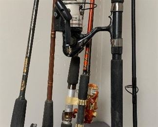 Assorted Fishing Poles