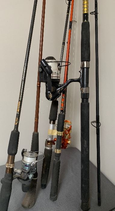 Assorted Fishing Poles