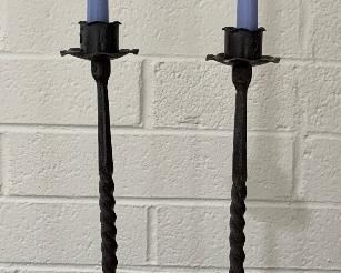 Iron Candlesticks