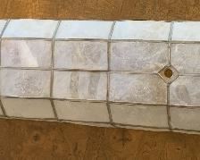 Vintage Capiz Shell Rectangular Light Cover Lamp Shade