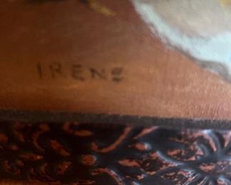 Daisy painting Signed Irene