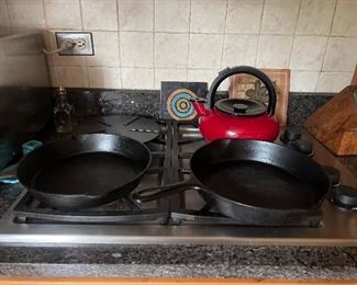 Cast iron skillets