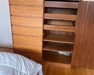 Chest Wardrobe Teak Mid Century Modern Nordisk Andels Eksort Furniture Made in Denmarl