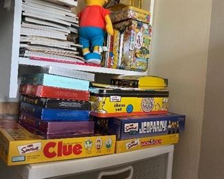 Games & Loads of Simpson Collectibles
