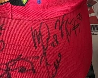 Black Hawks Cap Signature