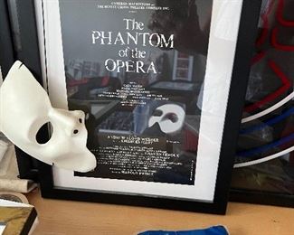 The Phantom of the Opera Poster & Mask
