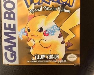 Game Boy Pokemon Special Pikachu Edition Yellow Version with Box