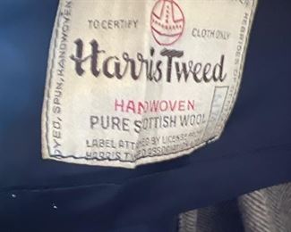 Harris Tweed Full Length Men's Coat