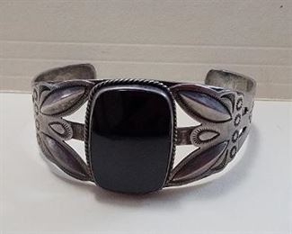 Hand Made By Indians Sterling Bracelet