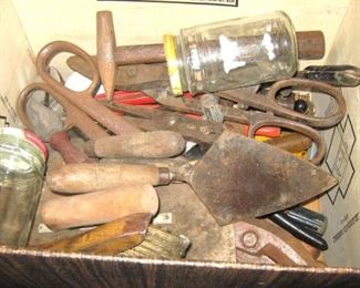 Lots of antique/rusty tools to dig through here!