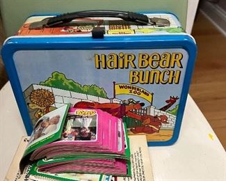 Vintage Hair Bear Lunch box 