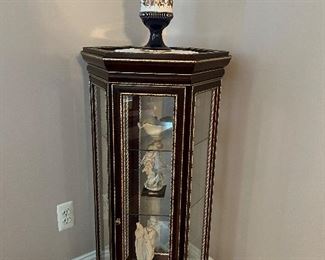 Curio Cabinet  contents not for sale 