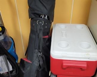 Coolers 
Gold clubs 