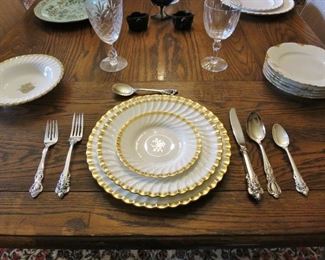 Dishes SOLD; Sterling Silver "Grand Baroque" Service for 12