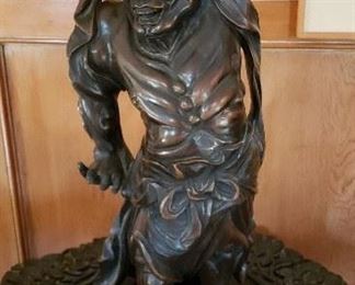 Antique Well-Carved "Nio" Guardian