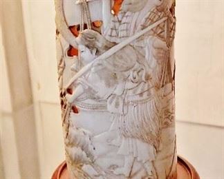 Antique Japanese Carved Horn