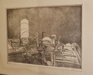 Orig. Etching by Barbara Bowman