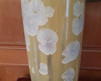 White Cherry Blossoms Art Vase