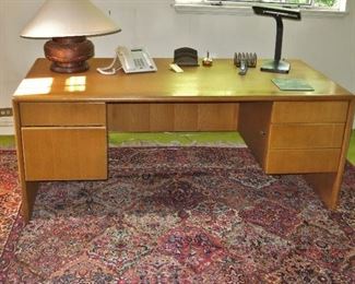 1970's Mid-Century Executive Desk