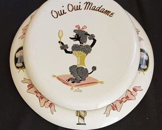 "Oui, Oui, Madame" 1060's Painted Commode Seat