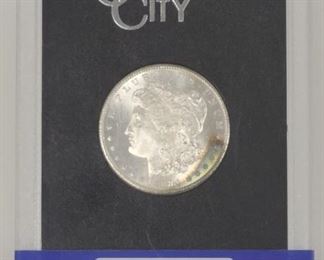 1884 CC Morgan Silver Dollar GSA Hoard NGC Graded MS 64+