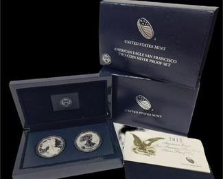 2012 American Eagle San Francisco 2-Coin Proof Set