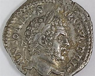 Caracalla Silver Denarius Rome Mint AD 212