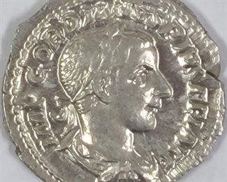 Gordian III Silver Denarius Rome Mint AD 240