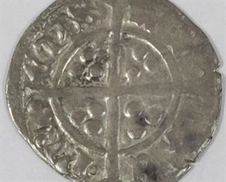 Edward, Prince of Aquitaine Silver Esterlin-Sterling 1362-1372