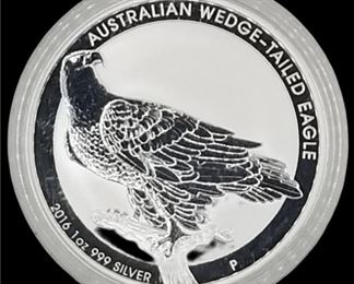 2016 Australian Wedge-Tailed Eagle 1 Oz. Silver Bullion Coin