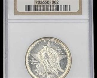 1935-D Texas Centennial Commemorative Half Dollar NGC MS66