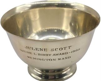 Tiffany & Co. Sterling Silver Footed Award Bowl 23615