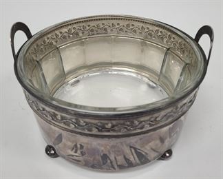 Vintage International Sterling Silver Two-Handle Bowl Holder