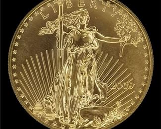 2009 One Ounce Fine Gold American Eagle 50 Dollar Coin