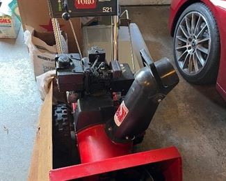 Snowblower/serviced yearly